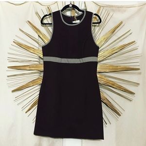 Brown and Checkered Retro 90’s Mini Dress